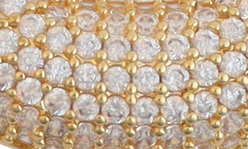 Panacea Pavé Drop Earrings In Gold
