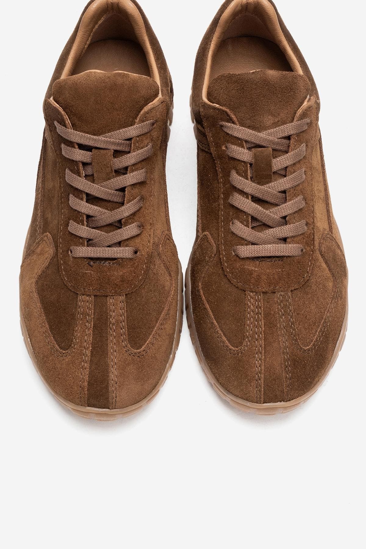 Forever & Always Shoes Lars Leather Sneaker, Alternate, color, Cognac Suede