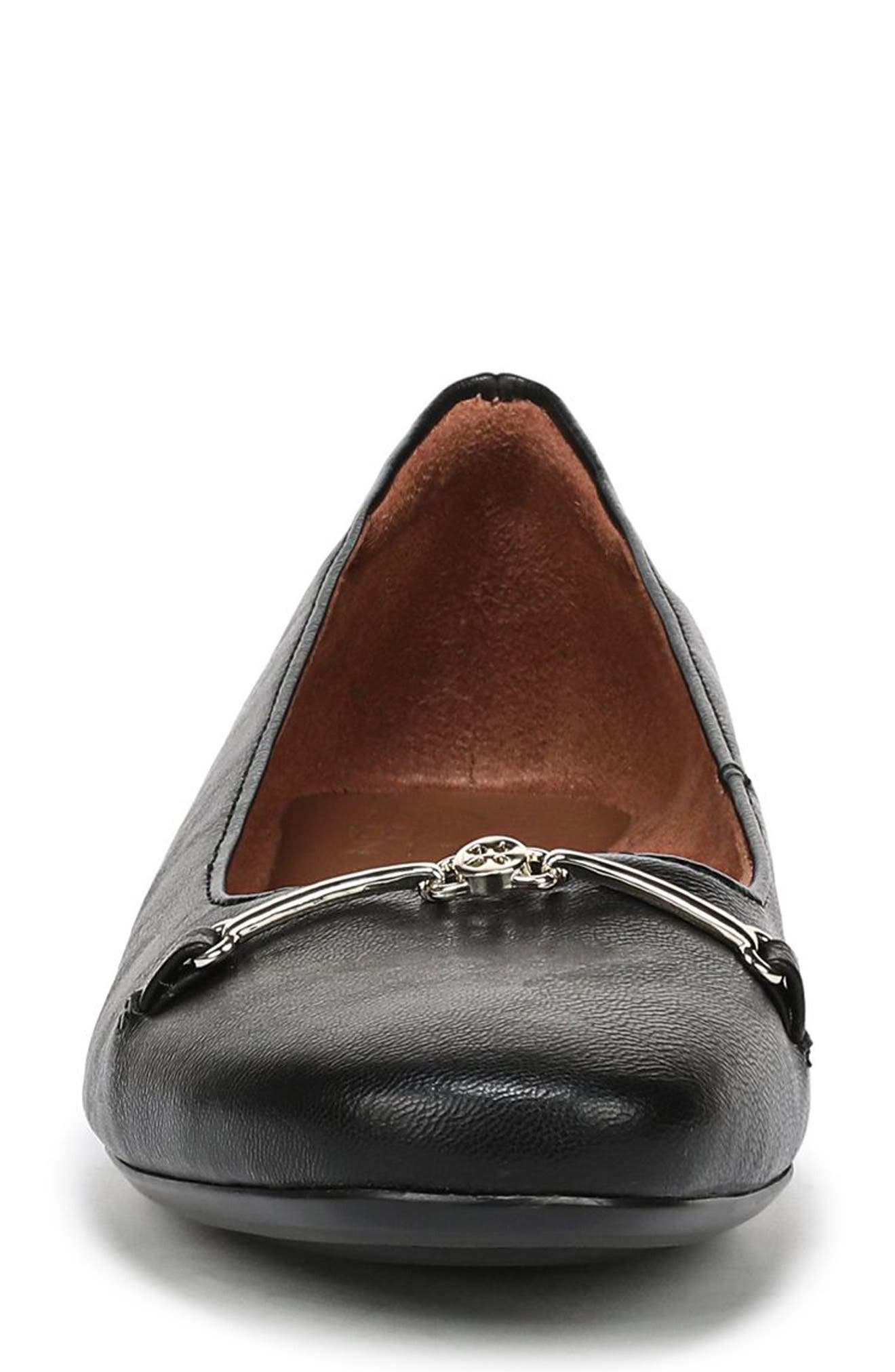 Kendall Flat, Alternate, color, BLACK FAUX LEATHER