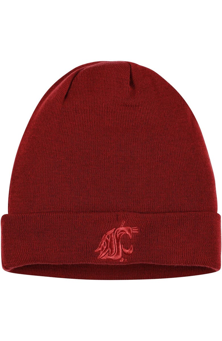 Nike Men's Nike Crimson Washington State Cougars Tonal Cuffed Knit Hat, Main, color, Crimson