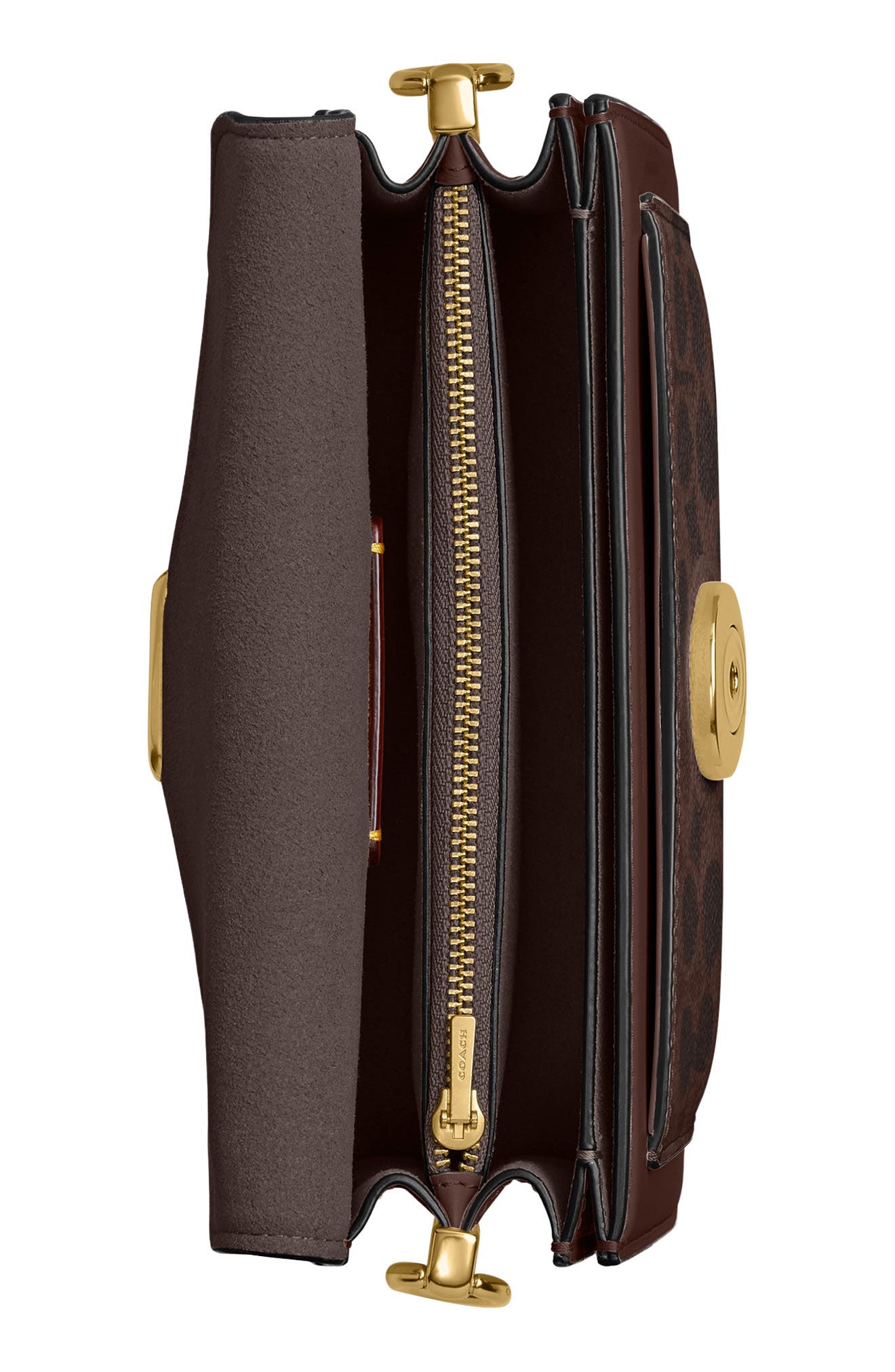 COACH Tabby Signature Coated Canvas Shoulder Bag, Alternate, color, 