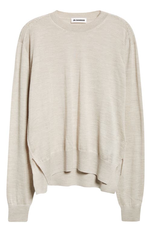 Shop Jil Sander Dolman Sleeve Top In Latte