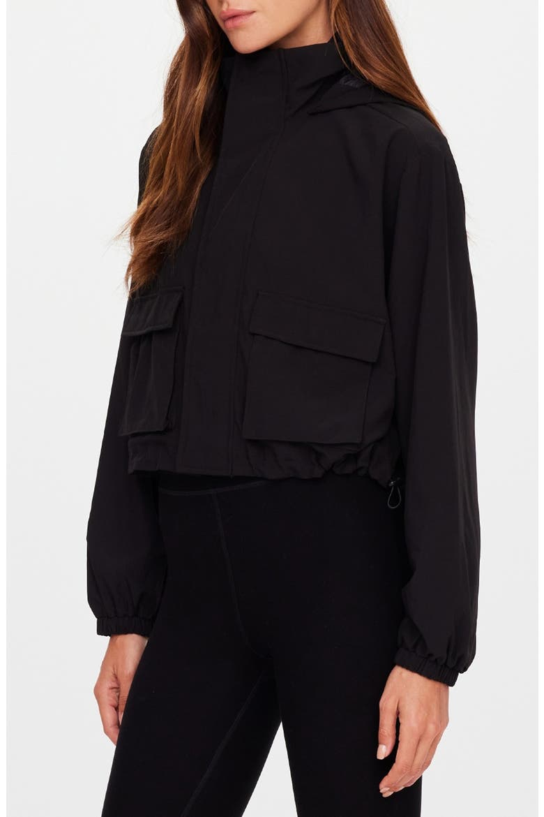 Ace Shell Jacket, Alternate, color, BLACK