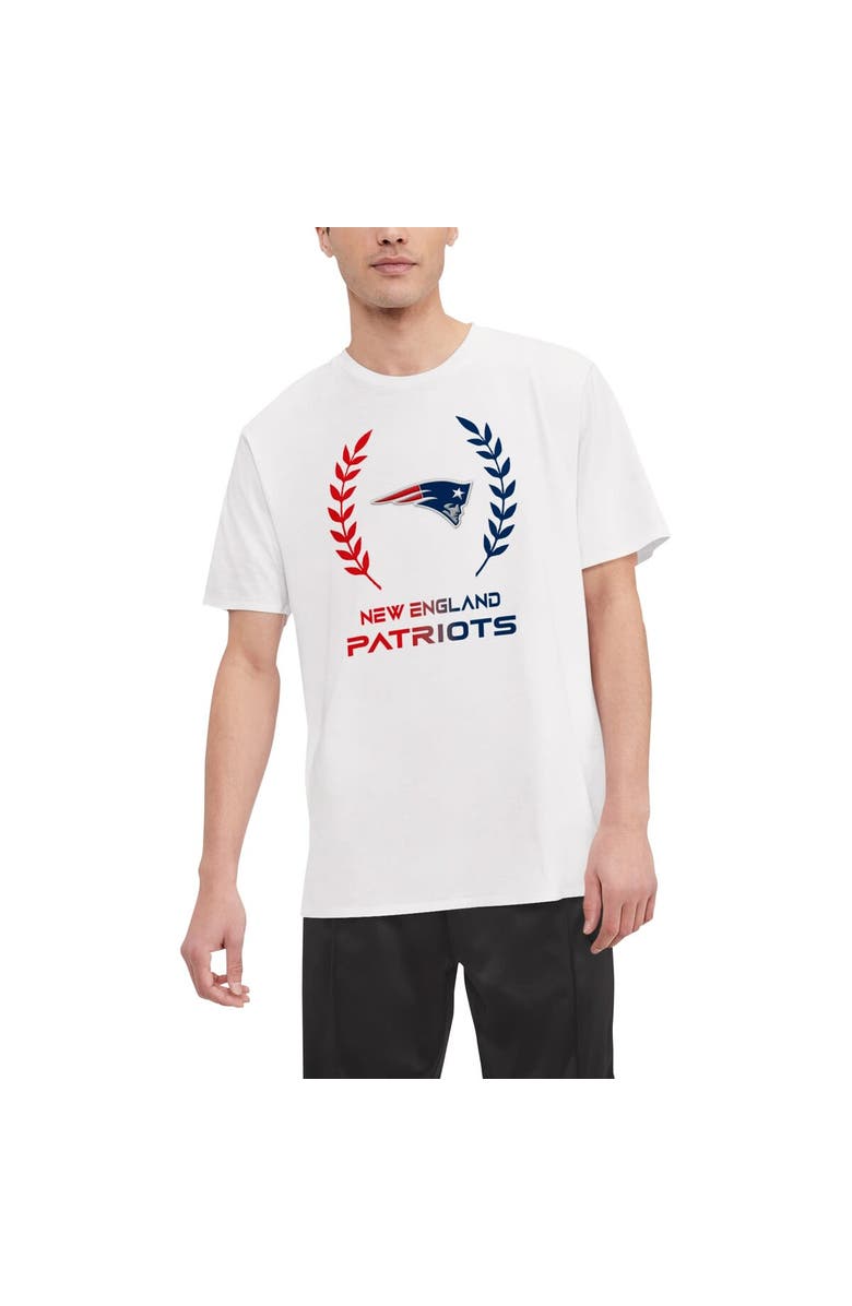 Tommy Hilfiger Men's Tommy Hilfiger White New England Patriots Miles T-Shirt, Alternate, color, 