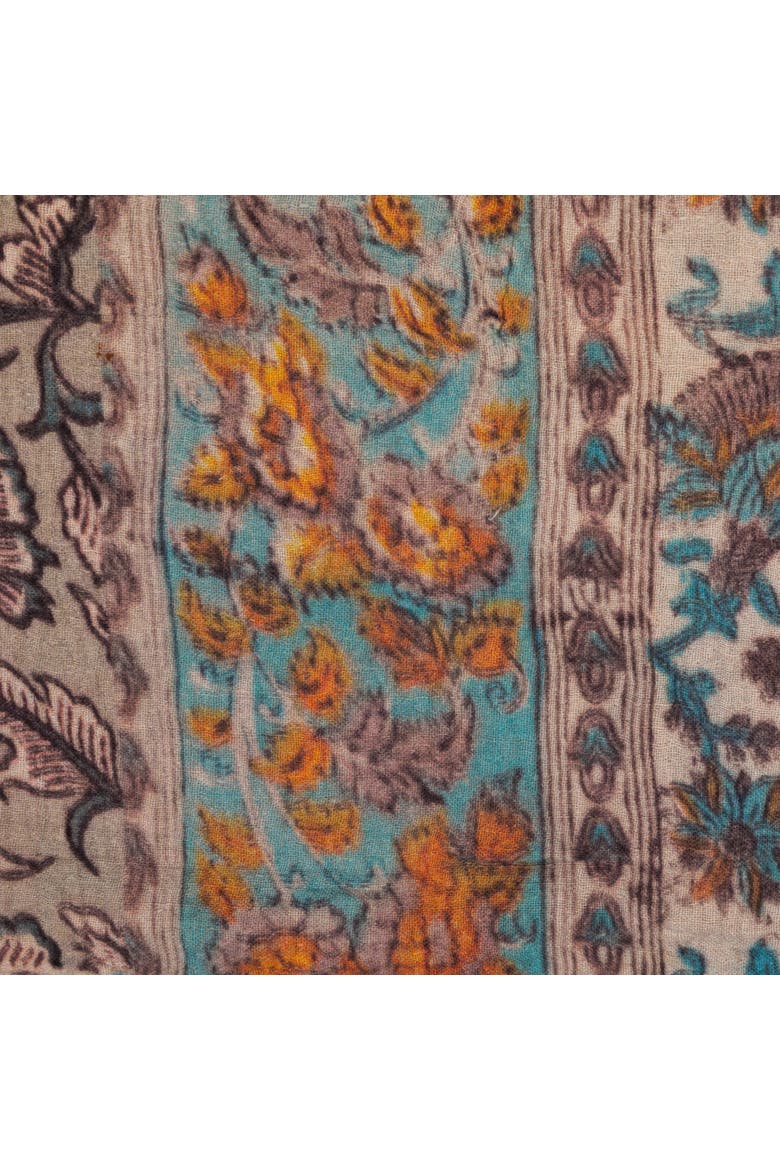 Vintage Cotton Printed Rali Throw with Embroidery, Multicolor, Alternate, color, Multicolor