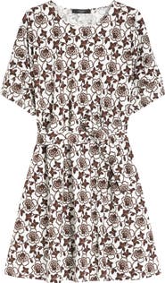 Weekend Max Mara Genero Floral Cotton Jersey Dress
