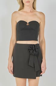 Endless Rose Strapless Crop Top