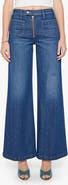 MOTHER The Hustler Roller Patch Pocket Wide Leg Jeans
