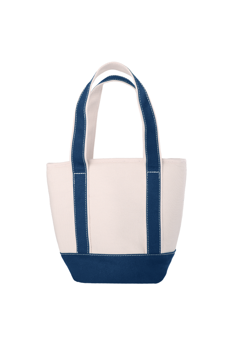 Small Insulated Tote Bag with Zip Closure, Travel Cooler Bag for the Pool, Park, and Day Trips, Alternate, color, Navy