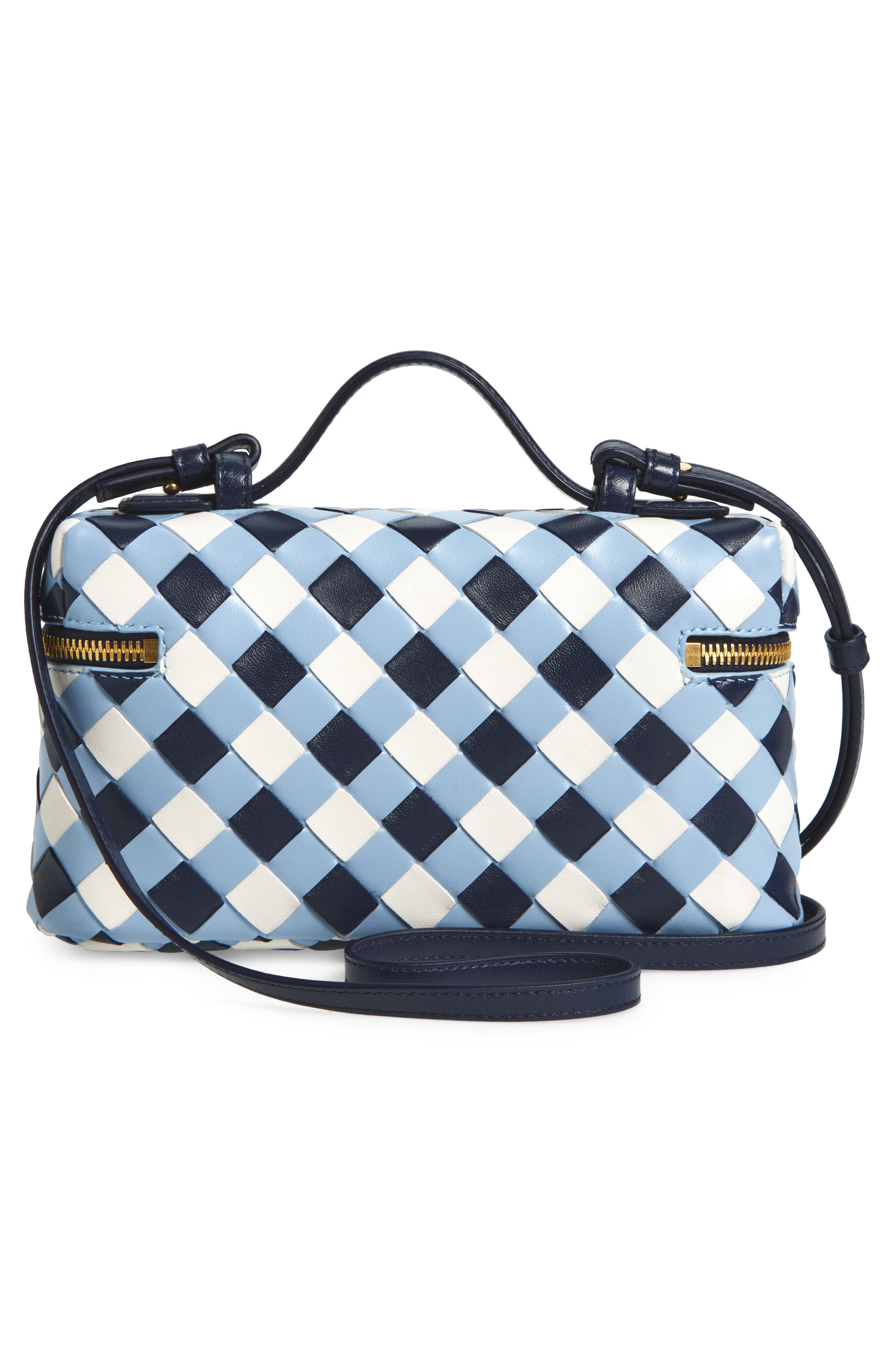 Bottega Veneta Bang Bang Tricolor Intrecciato Vanity Case, Alternate, color, 