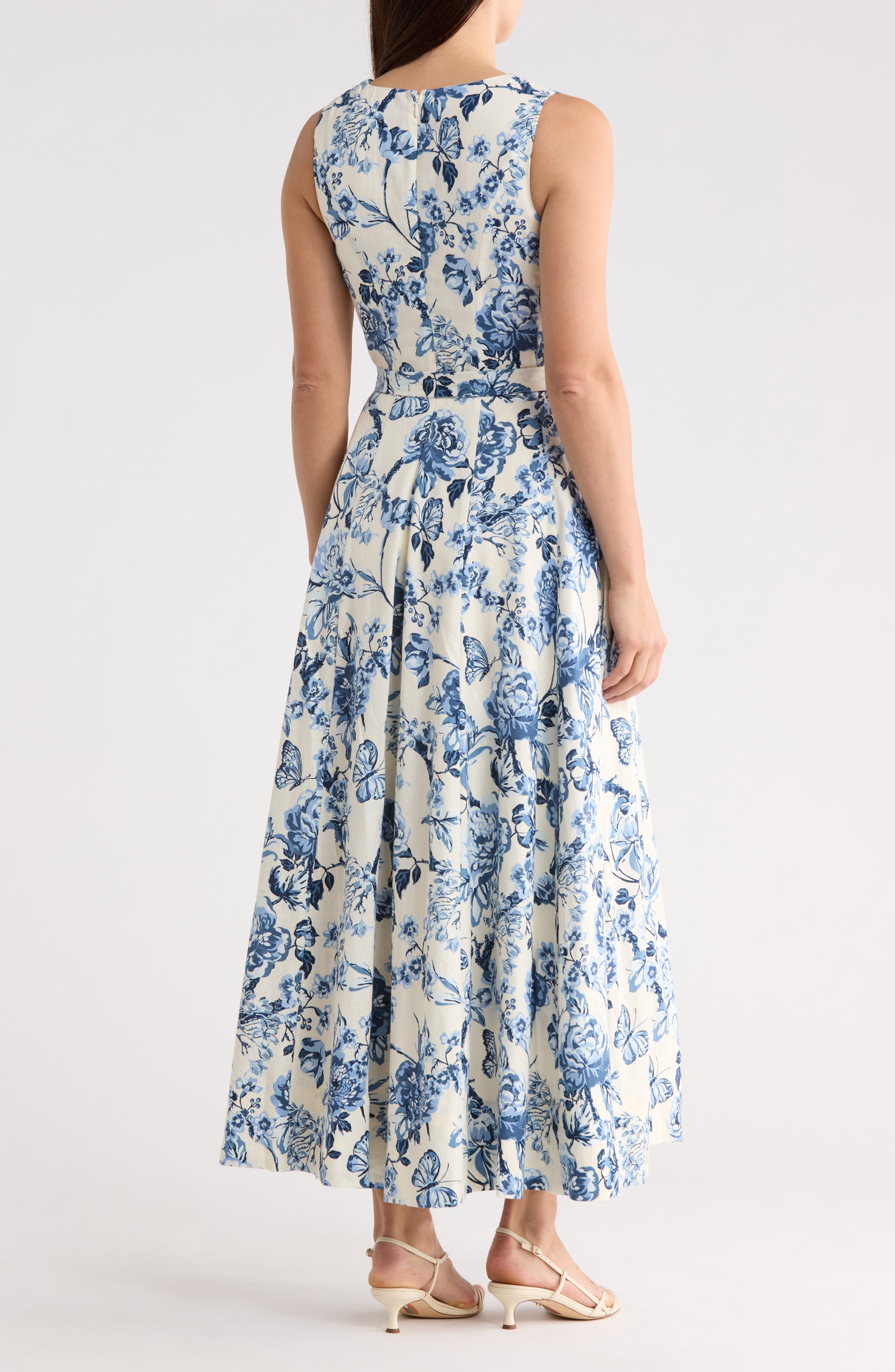 Sleeveless V-Neck Maxi Dress - image 2