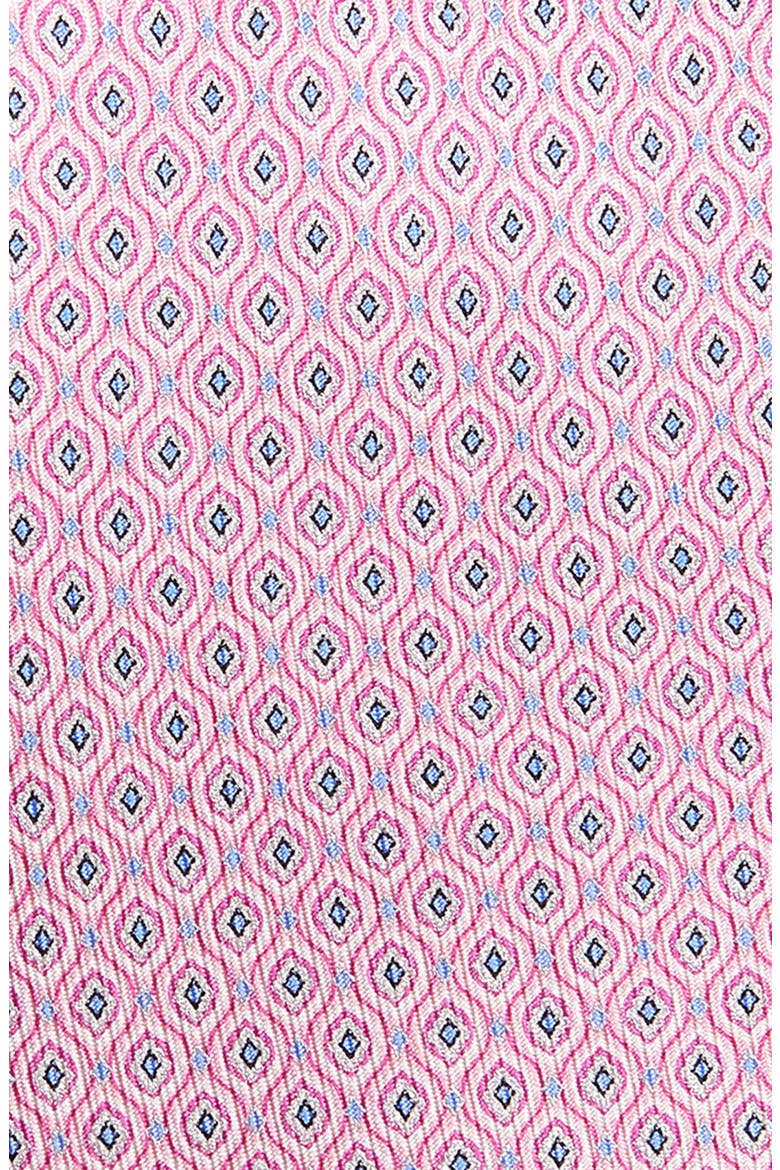 Jacquard Silk Tie, Alternate, color, PINK