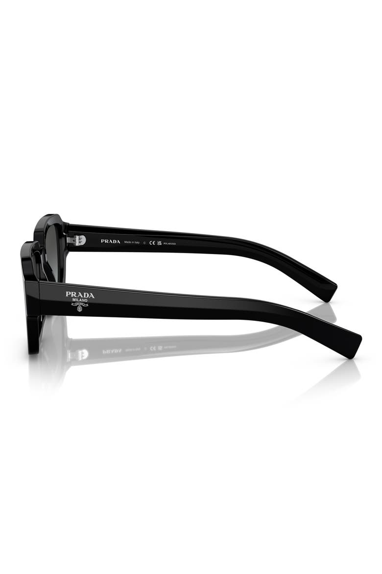 PR02ZSF 54mm Gradient Square Sunglasses, Alternate, color, BLACK / GREY GRADIENT VINTAGE