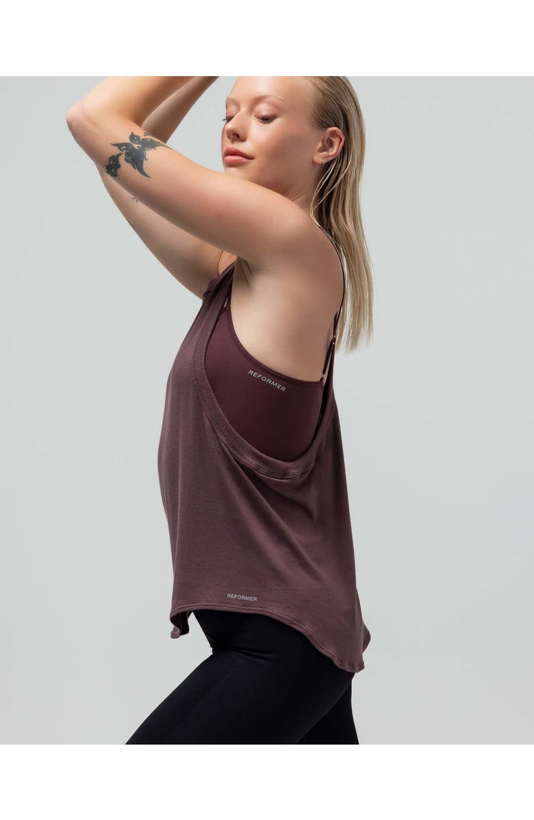 Reformer The Loose Racerback Tank Top, Alternate, color, Maple