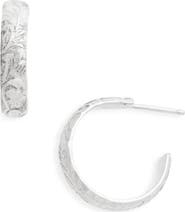 Nashelle Flora Hoop Earrings
