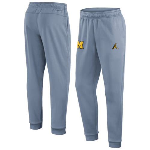Jordan Brand Blue Michigan Wolverines 2024 Sideline Player Performance Jogger Pants