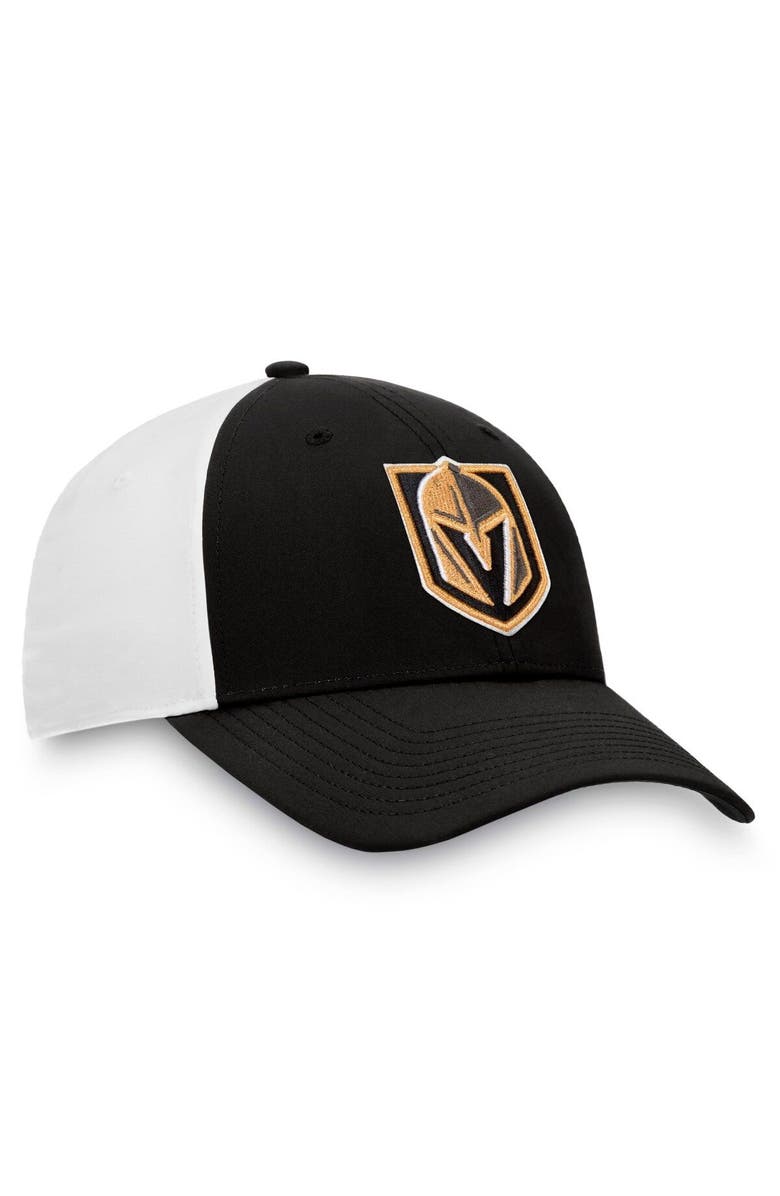 FANATICS Men's Fanatics Branded Black/White Vegas Golden Knights Prep Squad Flex Hat, Alternate, color, 