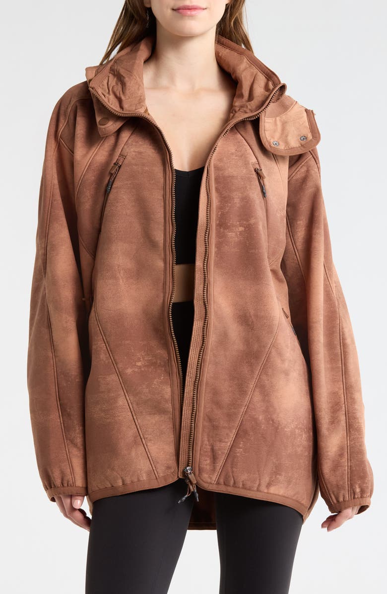 FREE PEOPLE MOVEMENT Canyon Crushin' Jacket, Main, color, Toasted Coconut