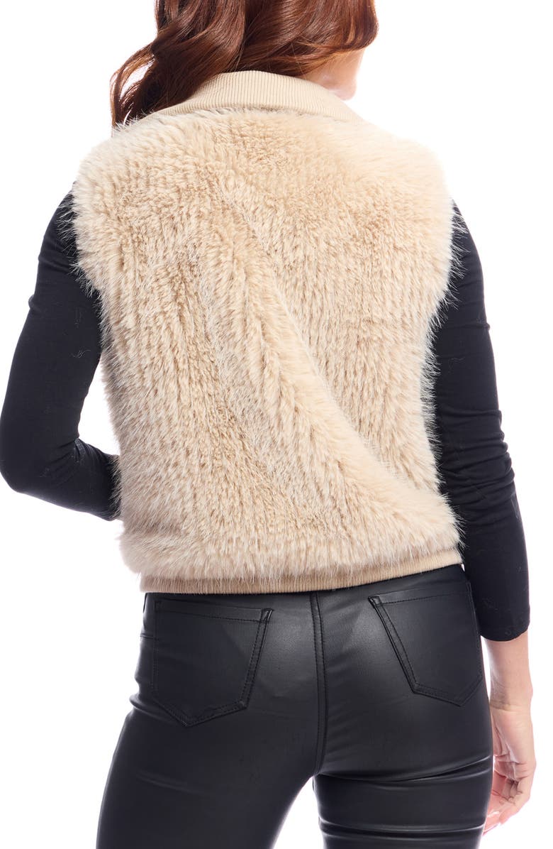 DONNA SALYERS FABULOUS FURS Parkside Faux Fur Vest, Alternate, color, 