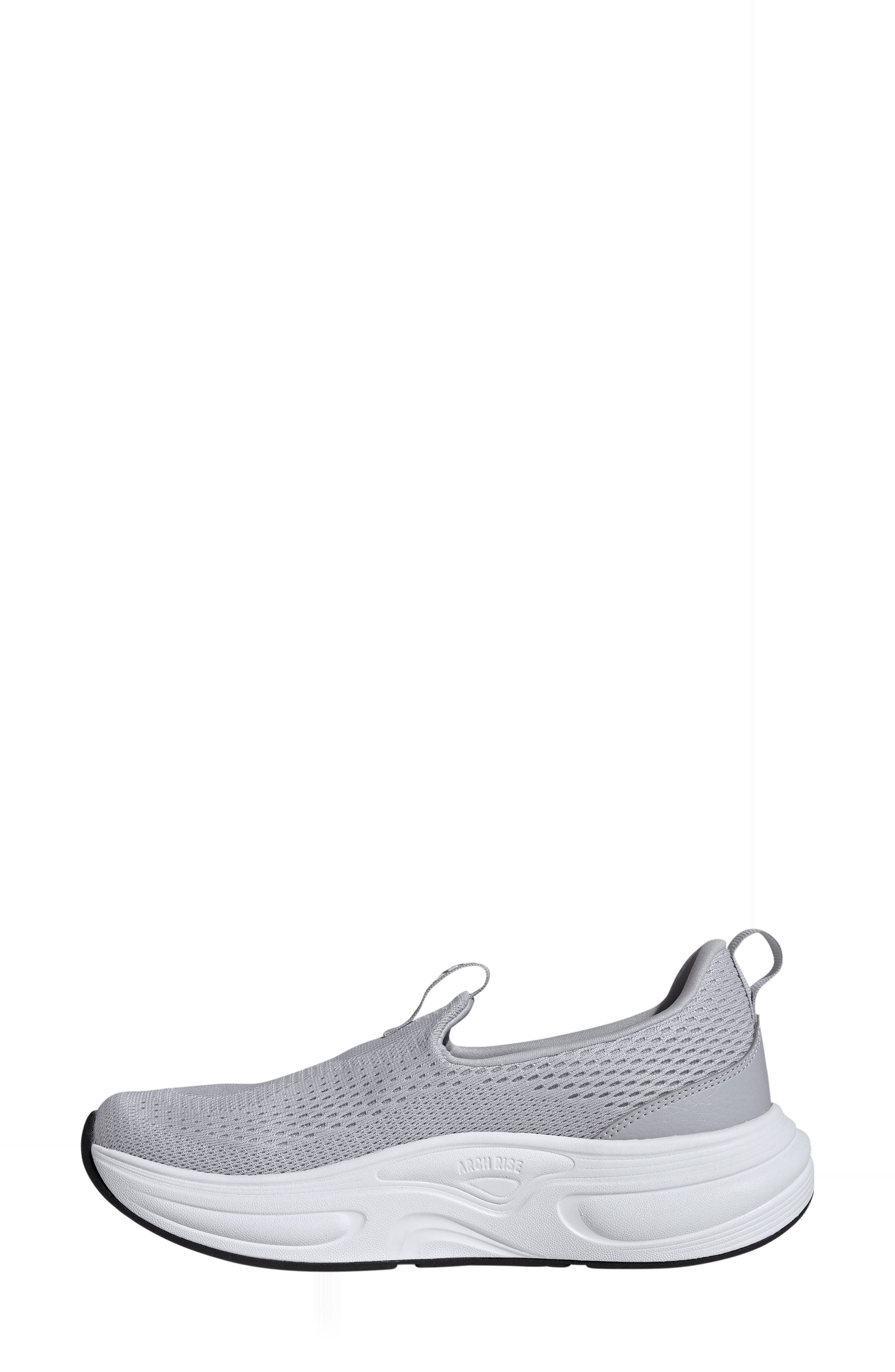 adidas Cloudfoam Cuxxion Slip-On Sneaker, Alternate, color, Grey/ White/ Core Black