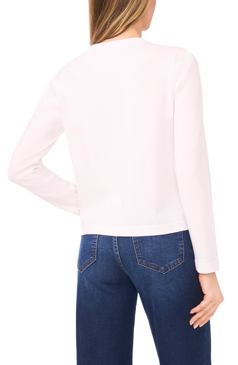 Ted Baker Cassia Floral Mixed Media Cardigan, Alternate, color, 