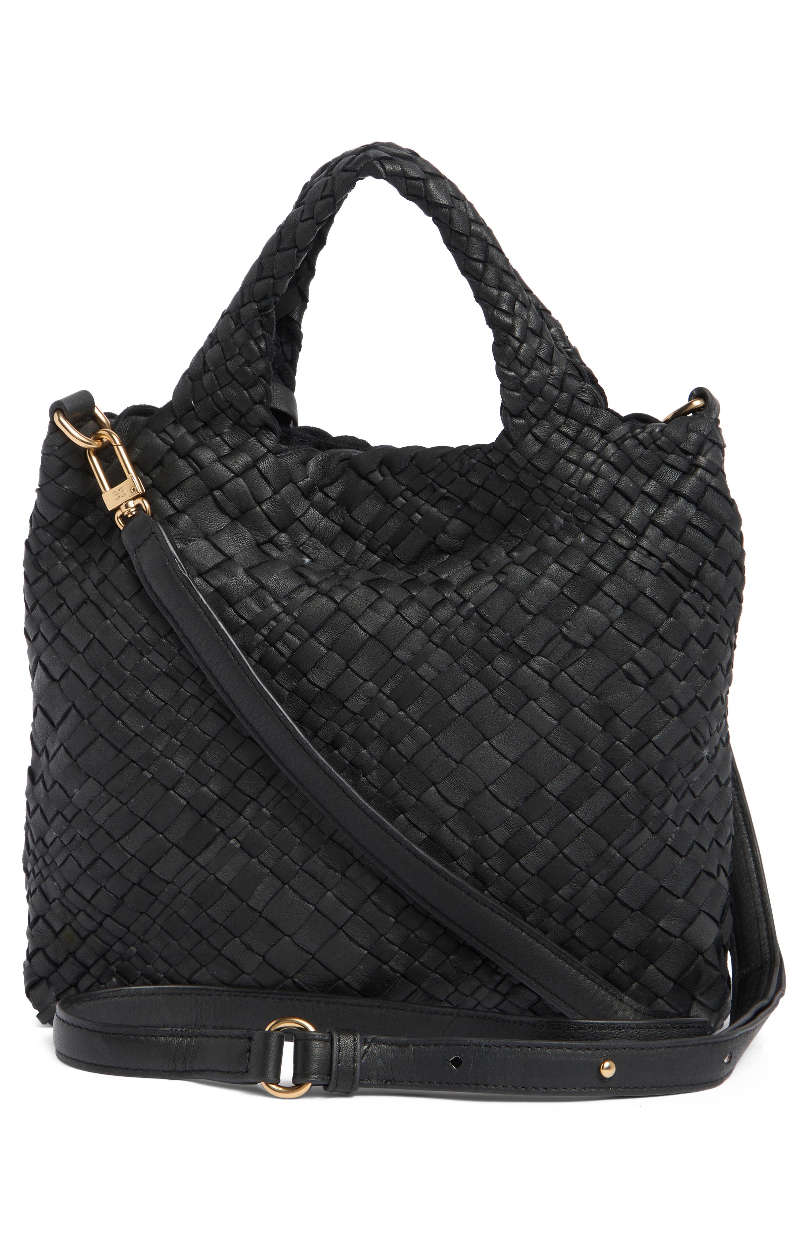 Sam Edelman Small Priya Woven Leather Tote, Alternate, color, 
