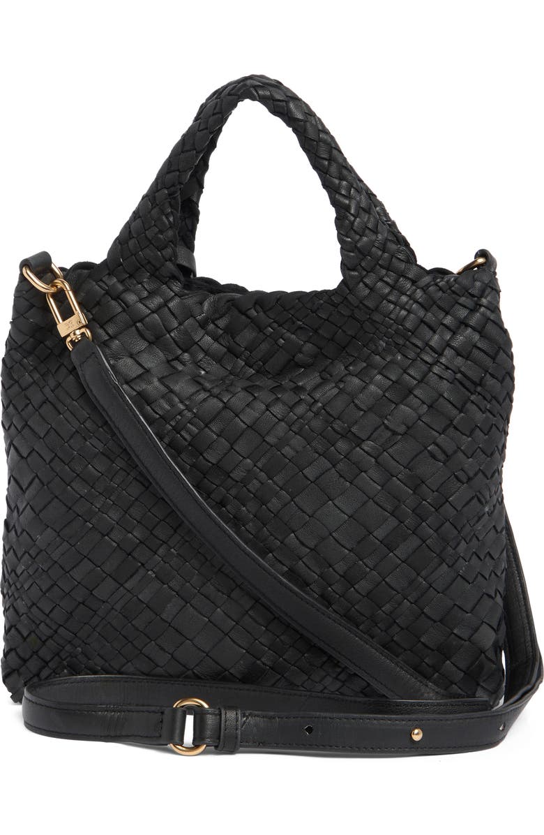 Sam Edelman Small Priya Woven Leather Tote, Alternate, color,