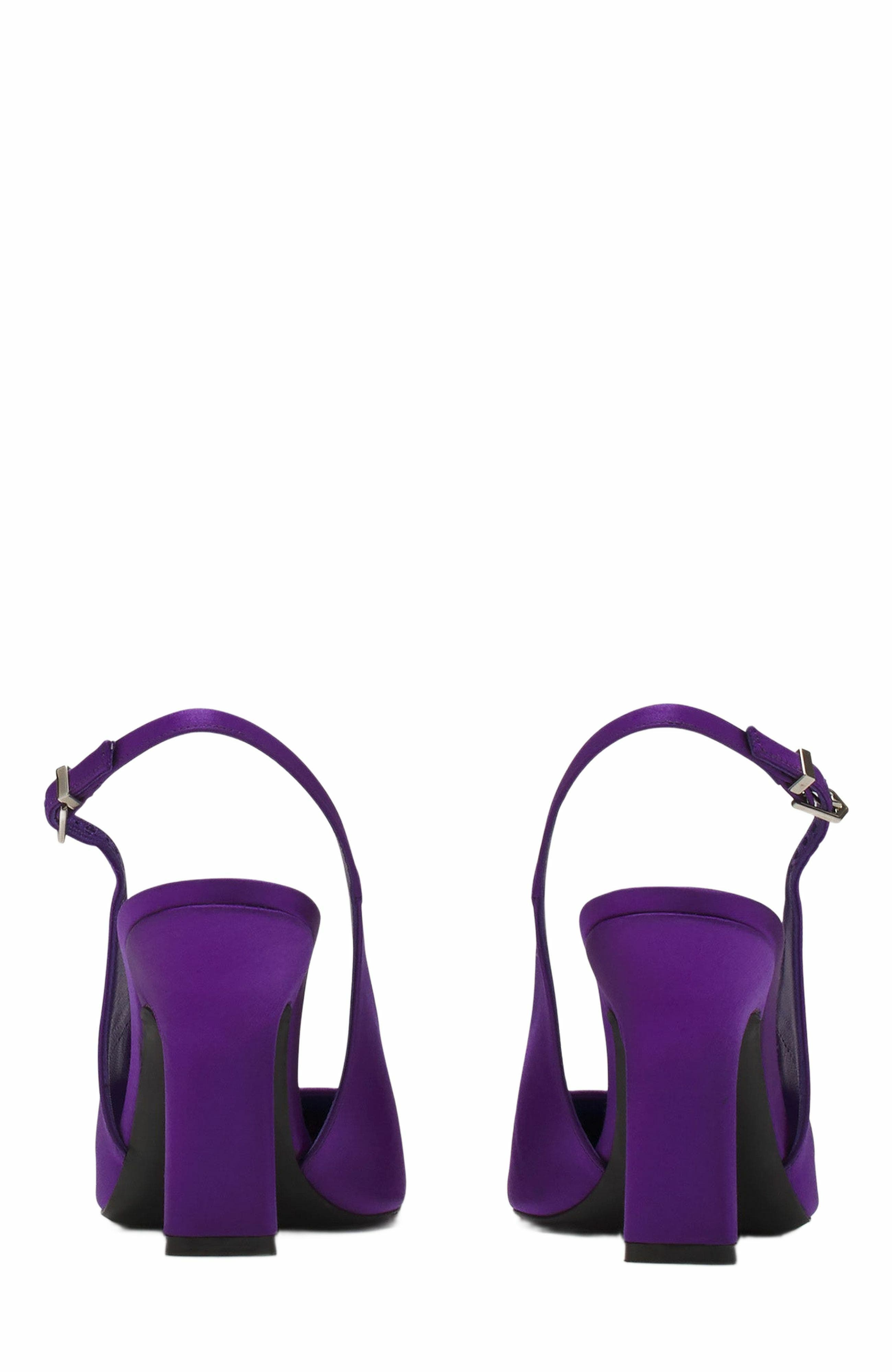 Lanvin Mesure Satin Pumps, Alternate, color, 