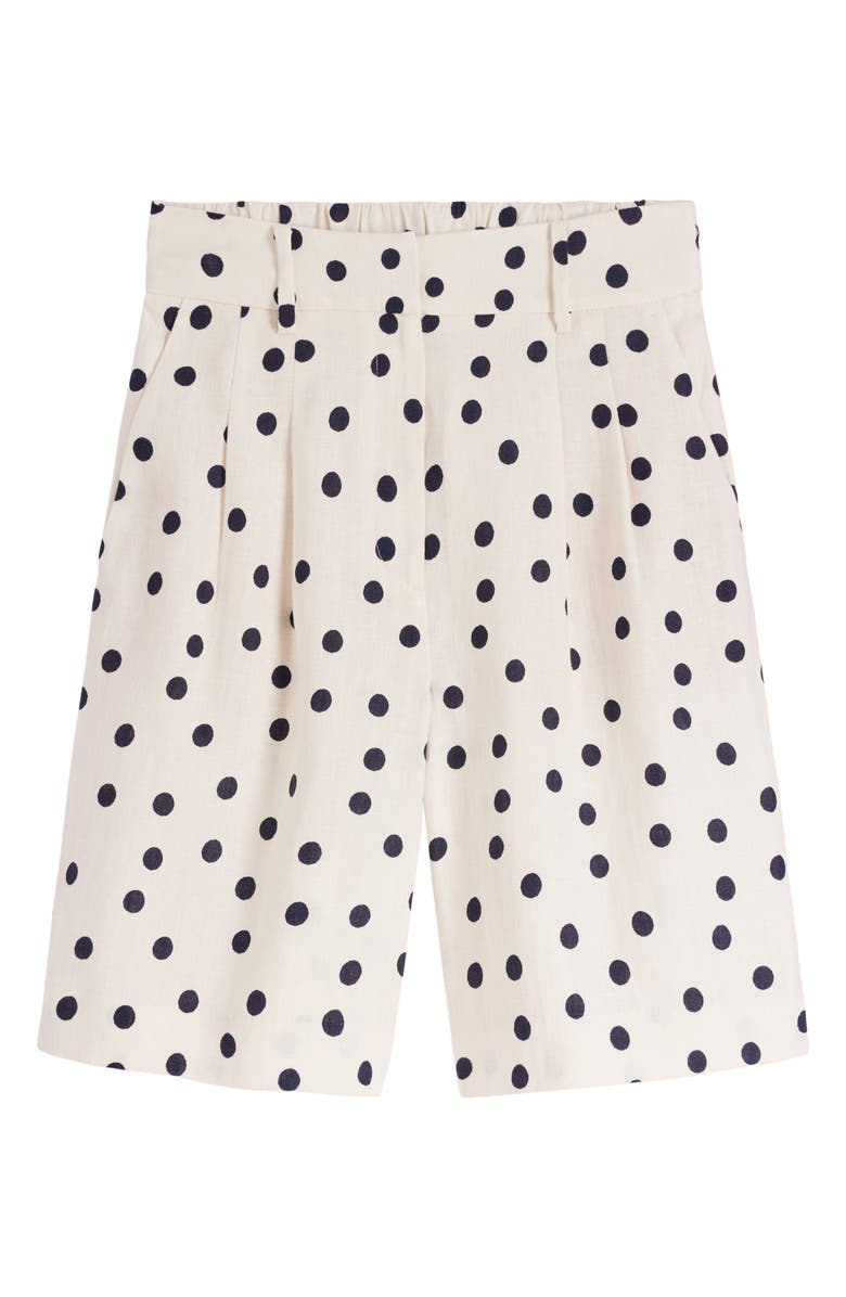 Boden Kensington Linen Shorts, Alternate, color, Papyrus, Spot
