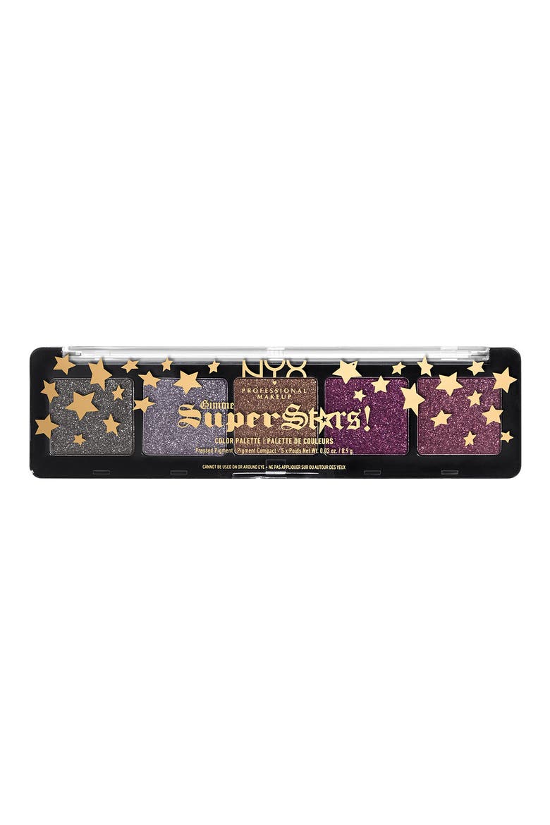 NYX COSMETICS 5 Pan Eyeshadow Palette, Main, color, KISSIN MY STARS