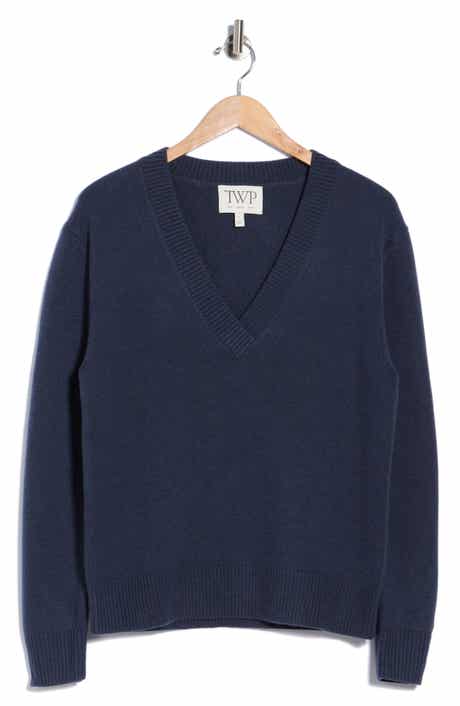 Deep V-Neck Cashmere Sweater