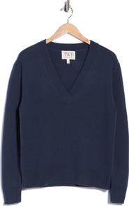 TWP Deep V-Neck Cashmere Sweater