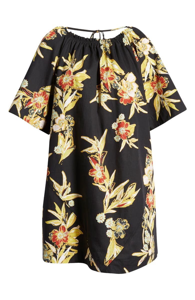 Free People Jodie Floral Cotton Tunic, Alternate, color, 