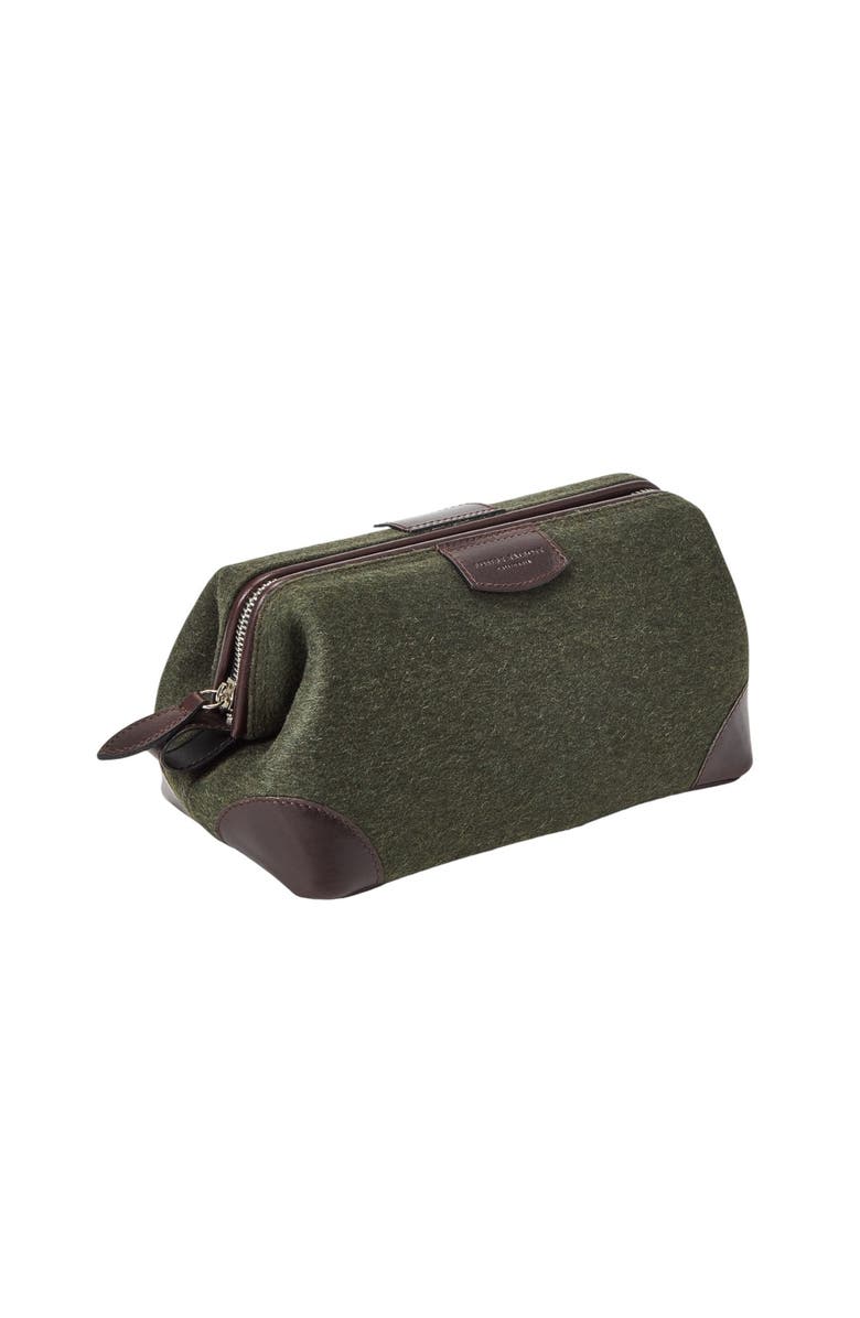 Robert Talbott SIMPSON LODEN DOPP KIT, Alternate, color, Green