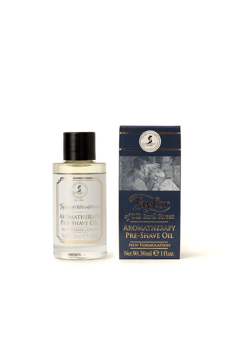 Taylor of Old Bond Street Aromatherapy Pre-Shave Oil, Main, color, White