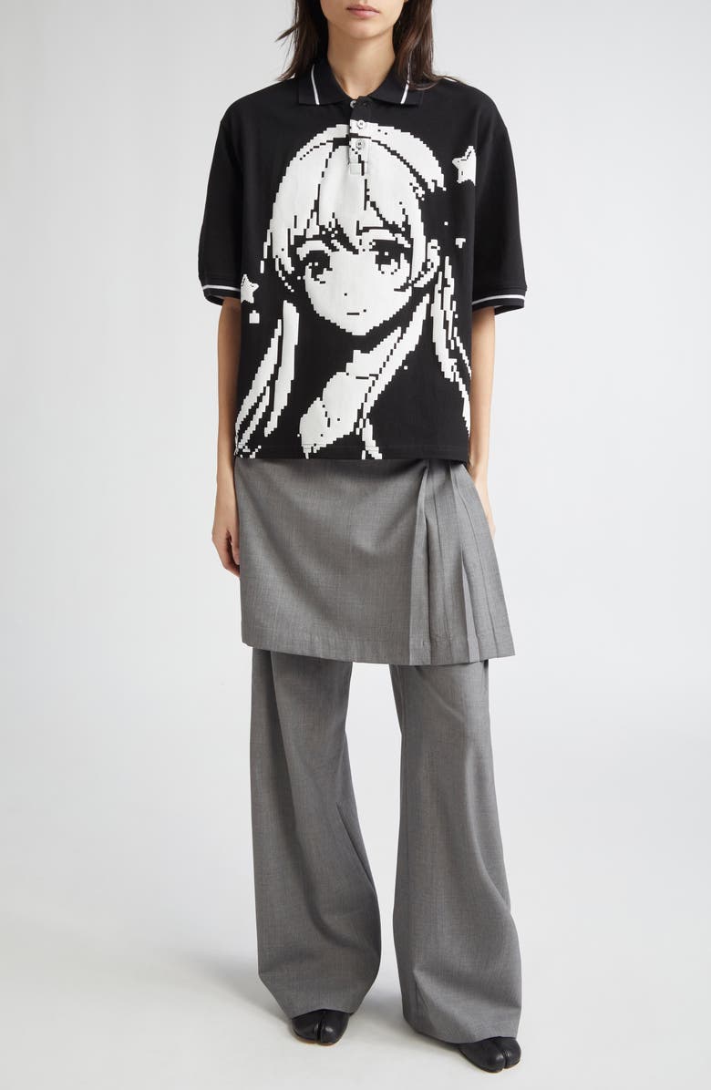 Ashley Williams Manga Poster Polo, Main, color,