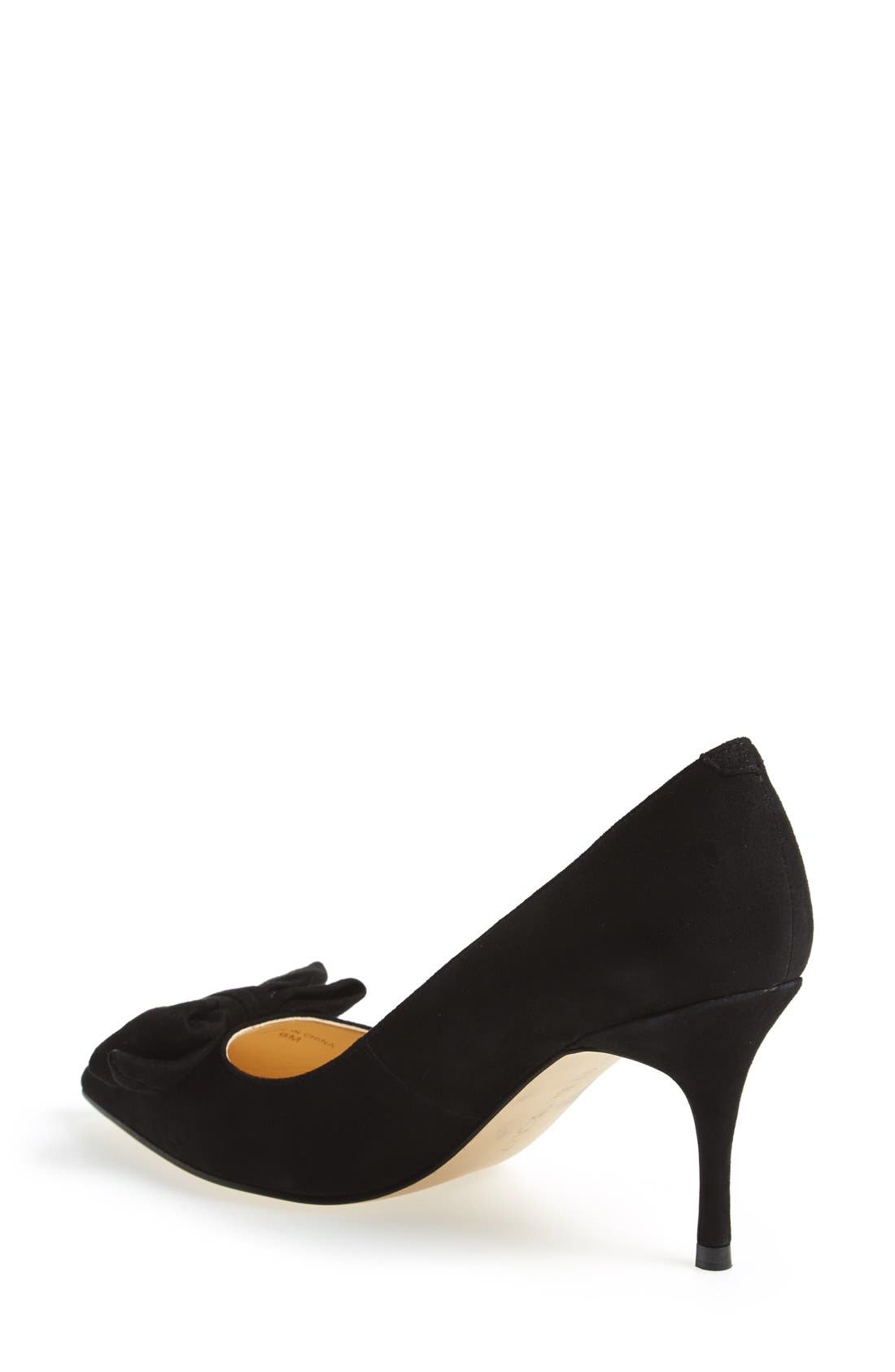 Ivanka Trump 'Benny' Pointy Toe Bow Pump, Alternate, color, 