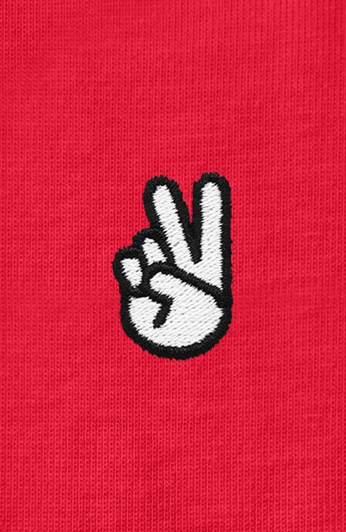 Shop Dalix Womens Peace Sign Jersey Relaxed Tee