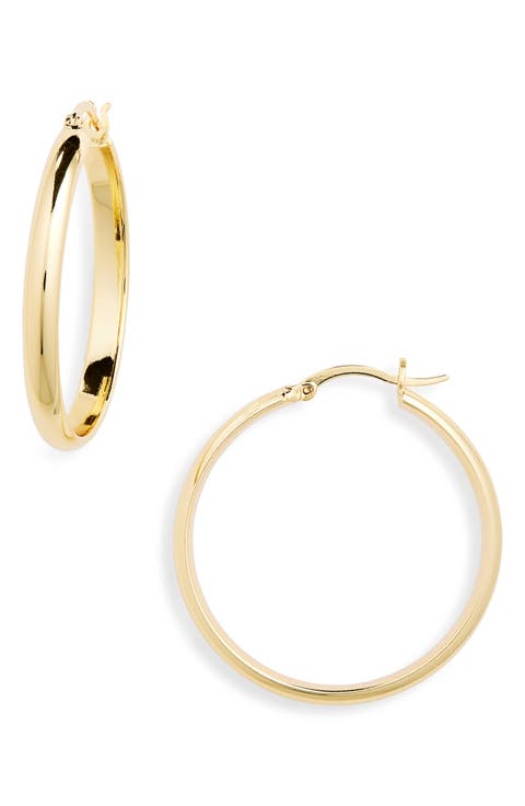 Tube Hoop Earrings