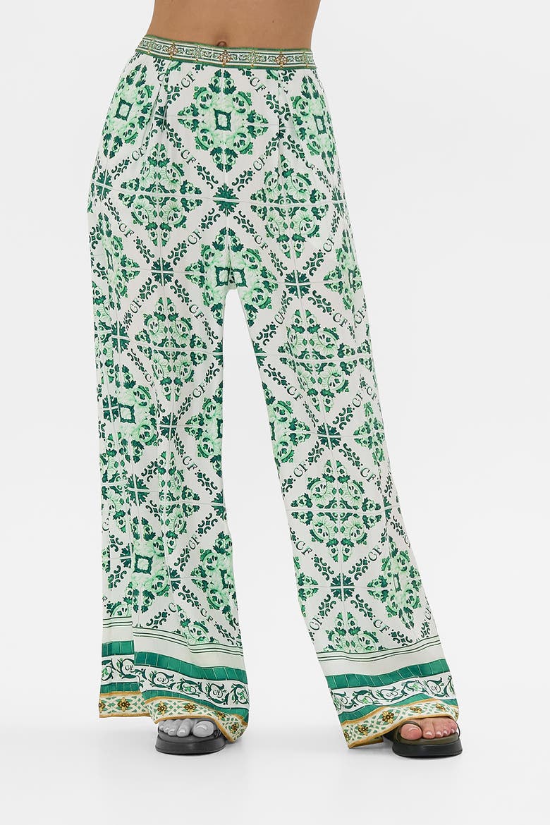Tuck Front Pant Corridor Of Calm, Alternate, color, Corridor Of Calm