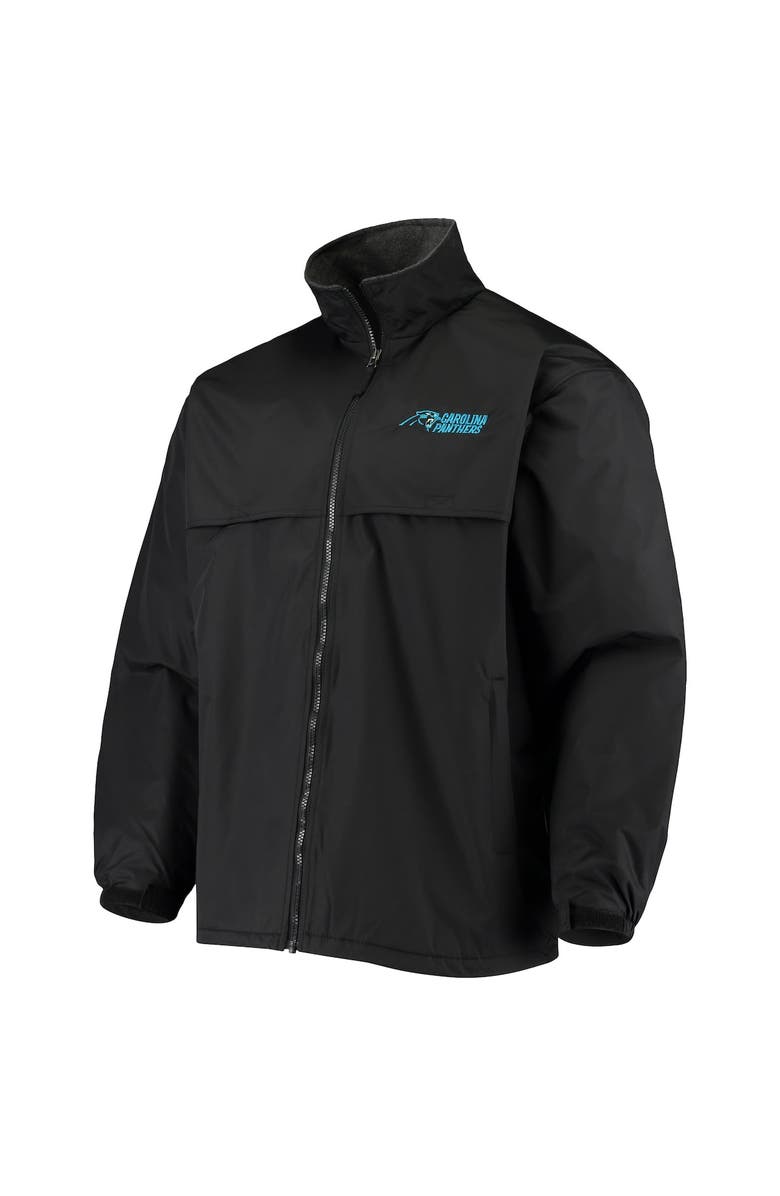DUNBROOKE Men's Dunbrooke Black Carolina Panthers Triumph Fleece Full-Zip Jacket, Alternate, color, Black