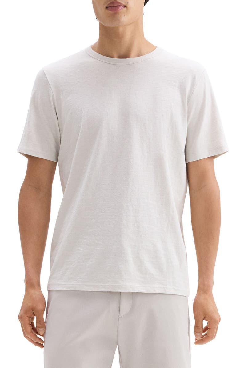 Theory Cosmo Solid Crewneck T-Shirt, Main, color, Fog