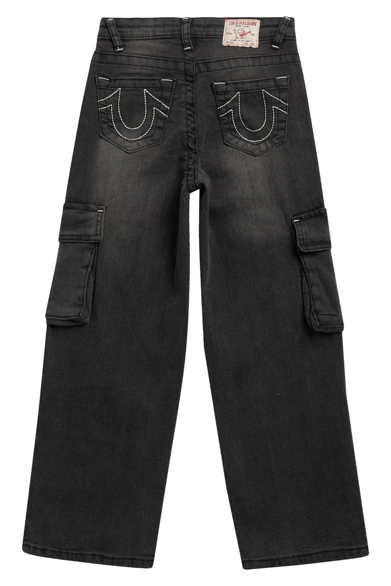 Kids' Bobby Cargo Jeans, Alternate, color, BLACK