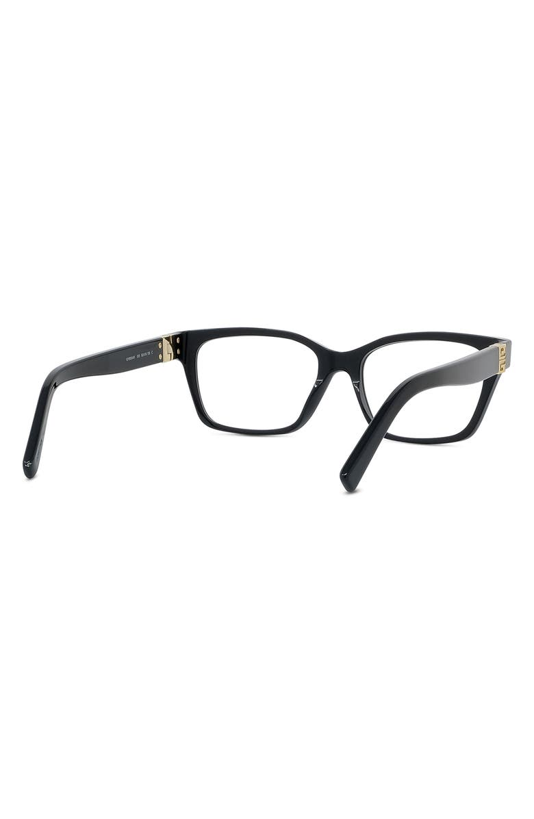 Givenchy 4G 52mm Rectangular Optical Glasses, Alternate, color,
