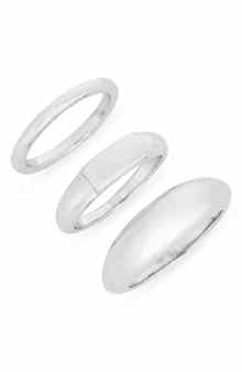 NORDSTROM RACK Demi-Fine 3-Pack Assorted Rings