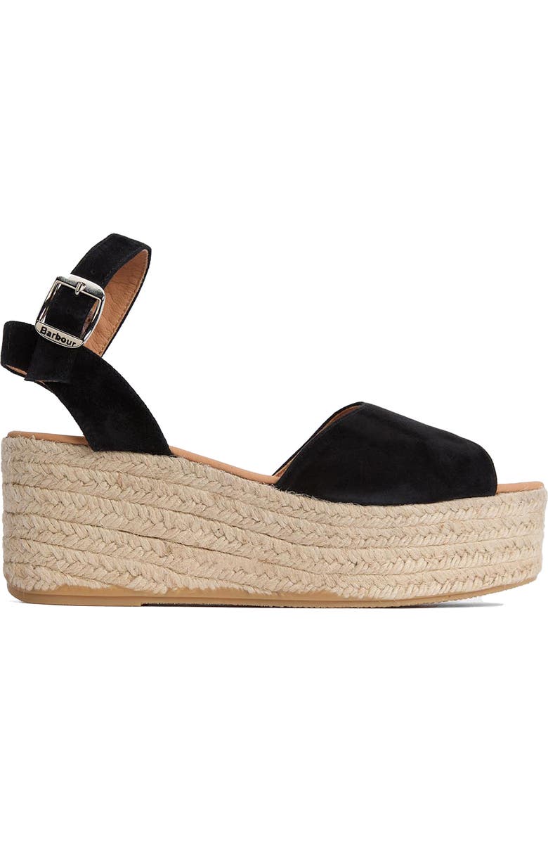 Barbour Espadrille Platform Sandal, Alternate, color,