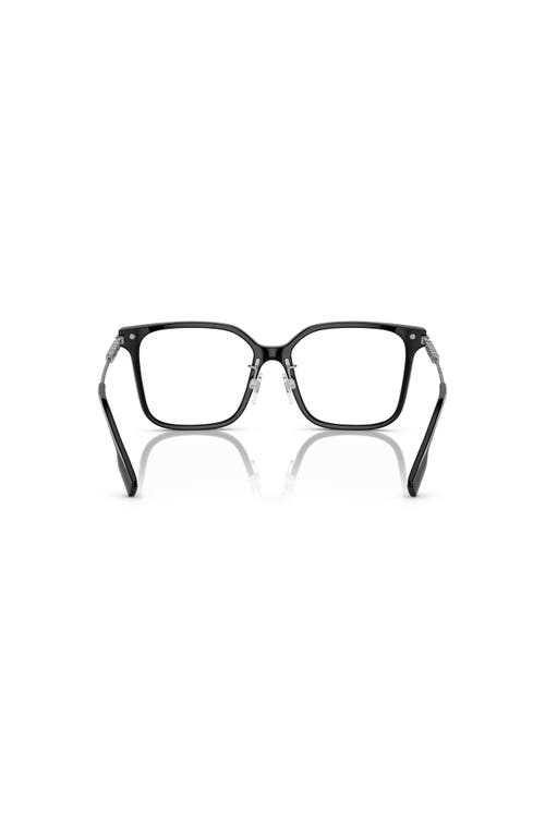 Burberry 54mm Square Optical Glasses In Black