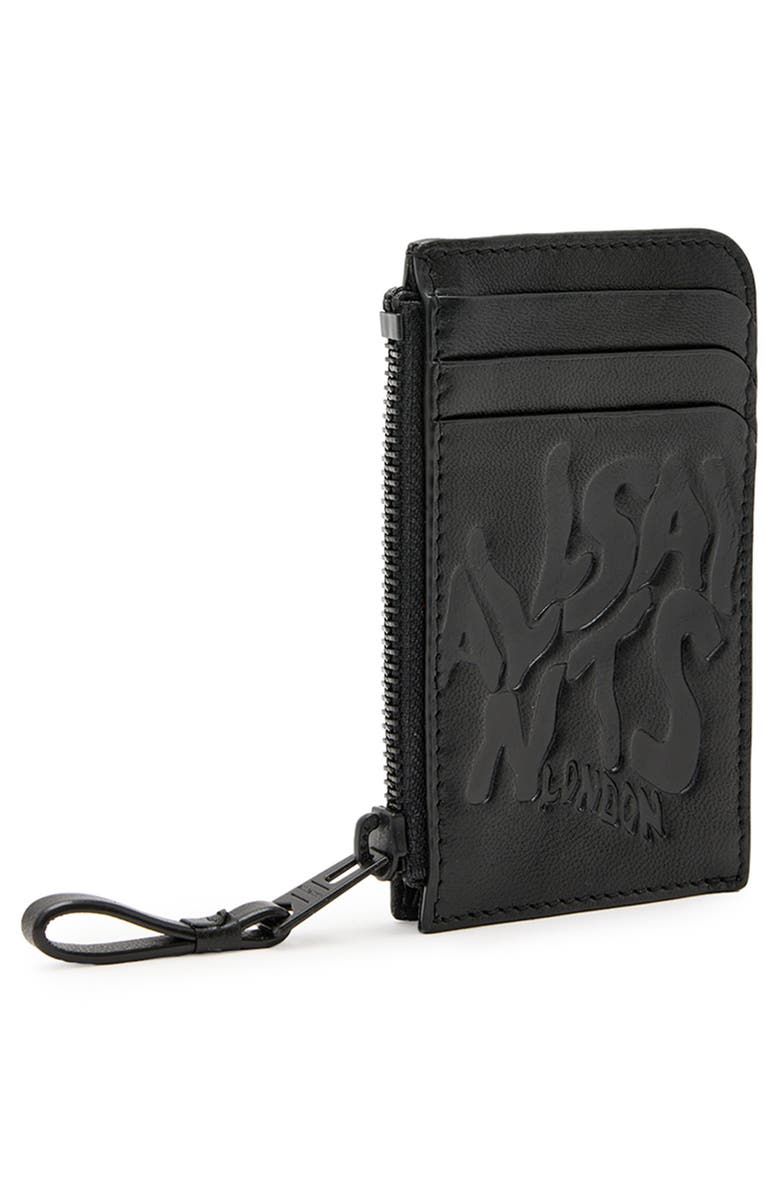 AllSaints Orlando Isamu Leather Wallet, Alternate, color,