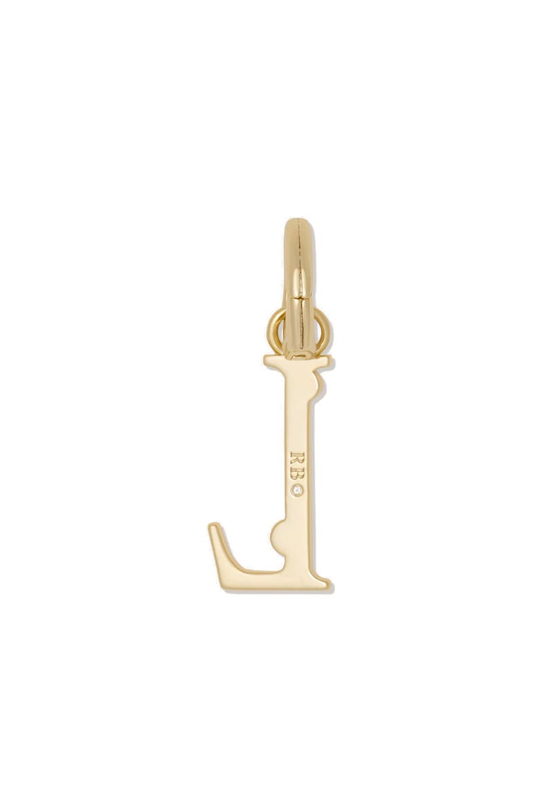 Initial L Charm, Alternate, color, CLEAR/ GOLD