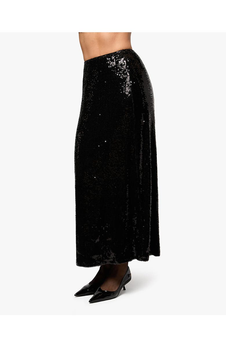 WeWoreWhat Straight Sequin Skirt, Main, color,